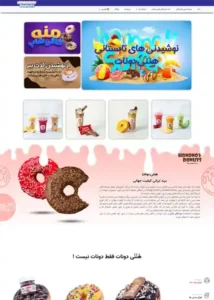 نمونه کار طراحی سایت شرکتی در شیراز